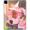 Pink Anime Witch Girls in Library with Cats by Ivy Dolamore iPad Pro 12.9in (2020) Clear Case