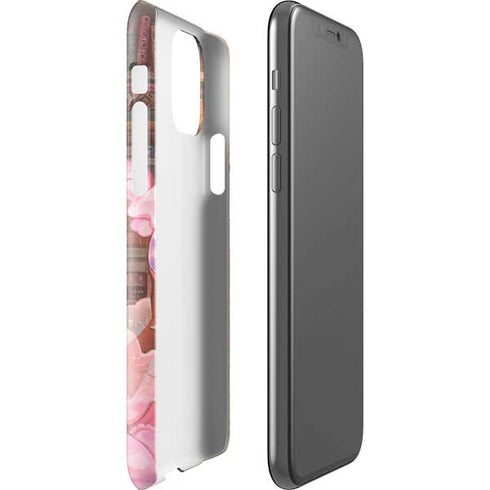 Pink Anime Witch Girls in Library with Cats by Ivy Dolamore iPhone 11 Pro Lite Case