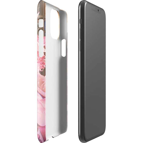 Pink Anime Witch Girls in Library with Cats by Ivy Dolamore iPhone 11 Pro Max Lite Case