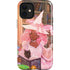 Pink Anime Witch Girls in Library with Cats by Ivy Dolamore iPhone 12 Mini Impact Case