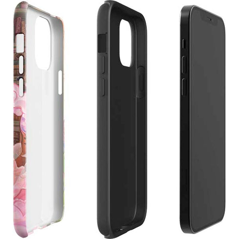 Pink Anime Witch Girls in Library with Cats by Ivy Dolamore iPhone 12 Pro Impact Case