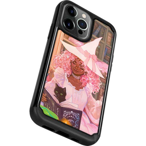 Pink Anime Witch Girls in Library with Cats by Ivy Dolamore iPhone 13 Pro Cargo Case