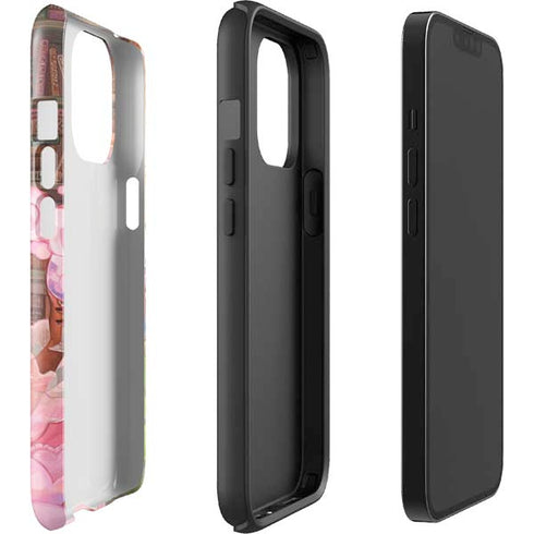 Pink Anime Witch Girls in Library with Cats by Ivy Dolamore iPhone 13 Pro Max Impact Case