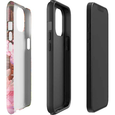 Pink Anime Witch Girls in Library with Cats by Ivy Dolamore iPhone 14 Plus Impact Case