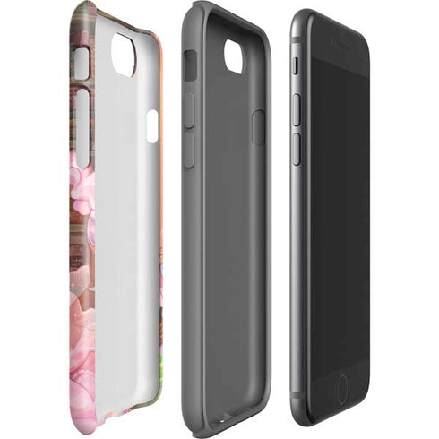 Pink Anime Witch Girls in Library with Cats by Ivy Dolamore iPhone SE (2nd & 3rd Gen) Pro Case