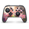 Pink Anime Witch Girls in Library with Cats by Ivy Dolamore Nintendo Switch Pro Controller Skin