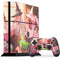 Pink Anime Witch Girls in Library with Cats by Ivy Dolamore PS4 Console and Controller Bundle Skin