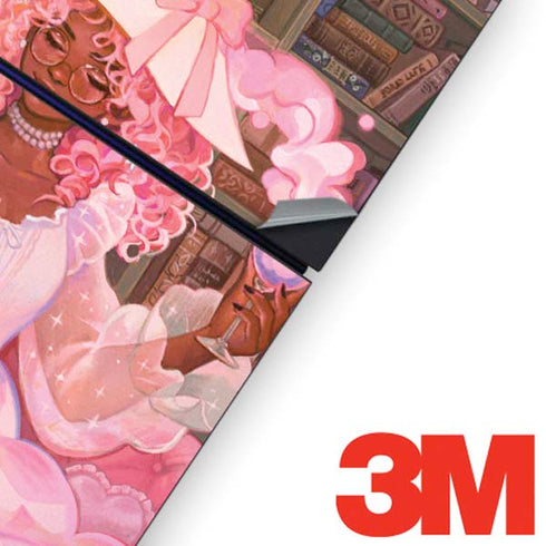 Pink Anime Witch Girls in Library with Cats by Ivy Dolamore PS4 Console and Controller Bundle Skin