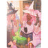 Pink Anime Witch Girls in Library with Cats by Ivy Dolamore PS5 Digital Edition Console Skin