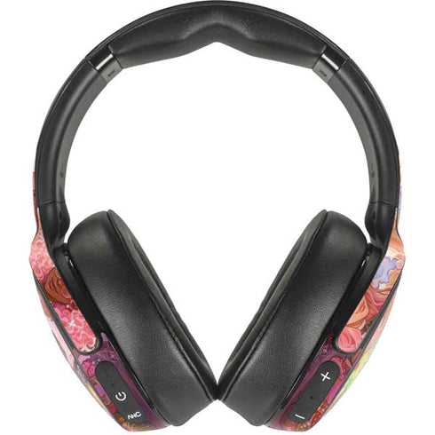 Pink Anime Witch Girls in Library with Cats by Ivy Dolamore Skullcandy Venue Skin