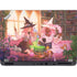 Pink Anime Witch Girls in Library with Cats by Ivy Dolamore Lenovo ThinkPad Skin