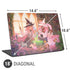 Pink Anime Witch Girls in Library with Cats by Ivy Dolamore Universal Laptop 18in (14.6 x 10.6in) Skin
