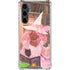 Pink Anime Witch Girls in Library with Cats by Ivy Dolamore Galaxy S23 FE Clear Case