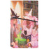 Pink Anime Witch Girls in Library with Cats by Ivy Dolamore PS5 Slim Disk Console Skin