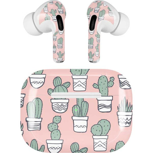 Pink Cactus AirPods Pro 2nd Gen Skin