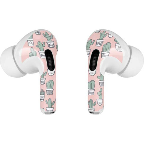 Pink Cactus AirPods Pro 2nd Gen Skin