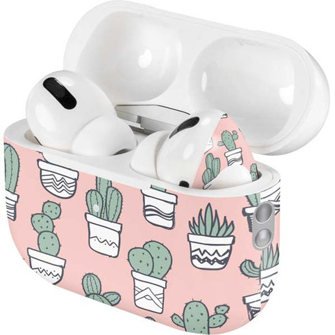 Pink Cactus AirPods Pro 2nd Gen Skin