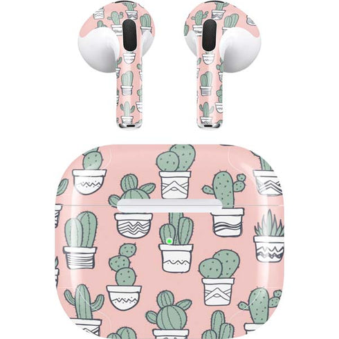 Pink Cactus Apple AirPods (3rd Gen 2021) Skin