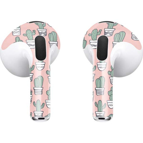 Pink Cactus Apple AirPods (3rd Gen 2021) Skin