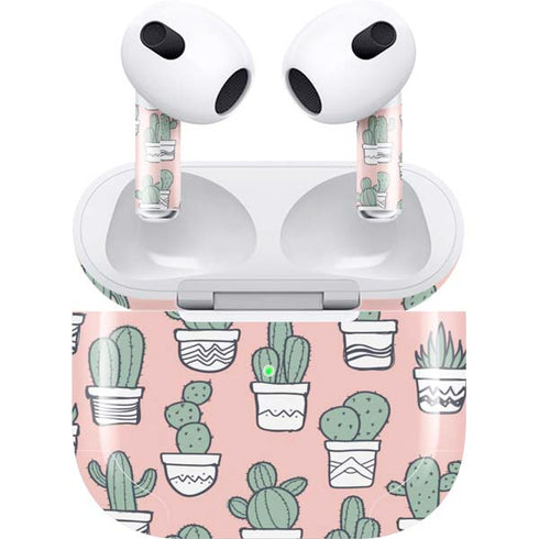 Pink Cactus Apple AirPods (3rd Gen 2021) Skin