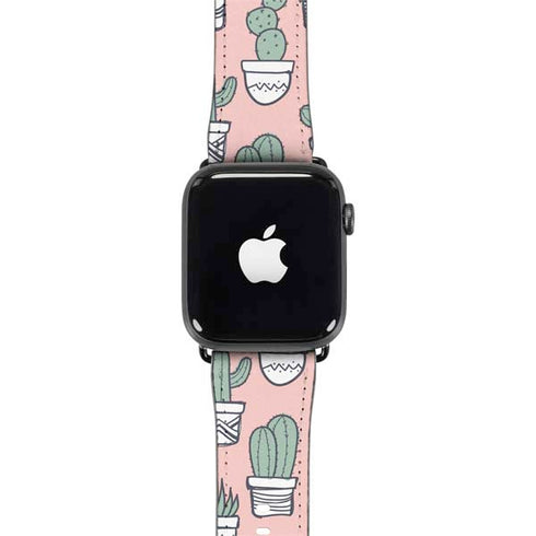 Pink Cactus Apple Watch Band 42-44mm