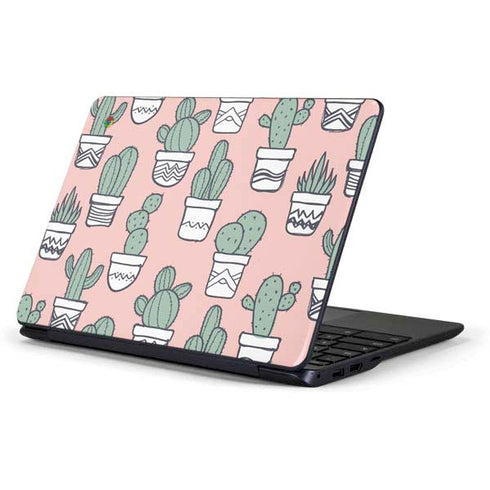 Pink Cactus Samsung Chromebook Skin