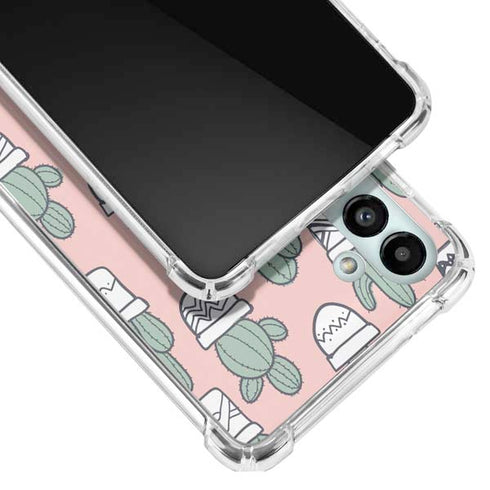 Pink Cactus Galaxy A13 5G Clear Case