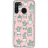 Pink Cactus Galaxy A21 Clear Case