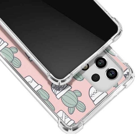 Pink Cactus Galaxy A33 5G Clear Case