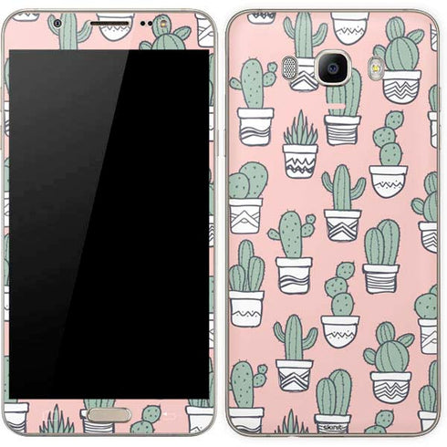 Pink Cactus Galaxy J7 Skin