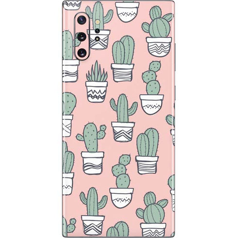 Pink Cactus Galaxy Note 10 Plus Skin