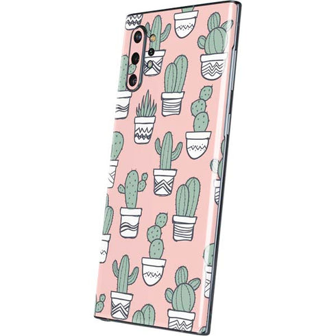 Pink Cactus Galaxy Note 10 Plus Skin