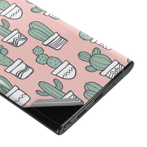 Pink Cactus Galaxy Note 10 Plus Skin