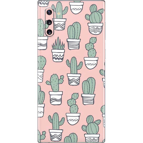 Pink Cactus Galaxy Note 10 Skin