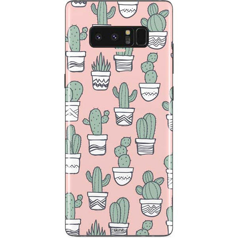 Pink Cactus Galaxy Note 8 Skin