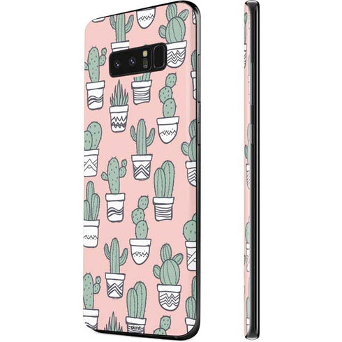 Pink Cactus Galaxy Note 8 Skin