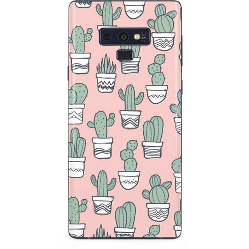 Pink Cactus Galaxy Note 9 Skin