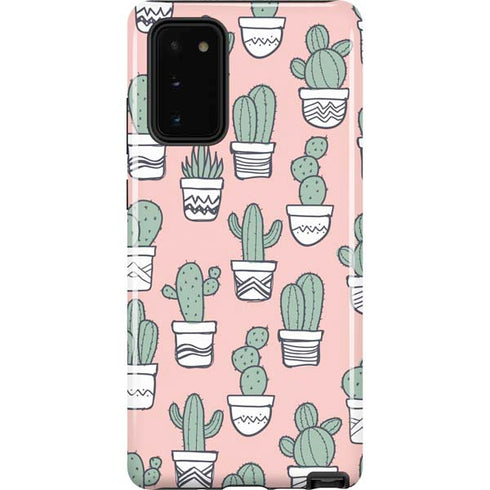 Pink Cactus Galaxy Note20 5G Pro Case