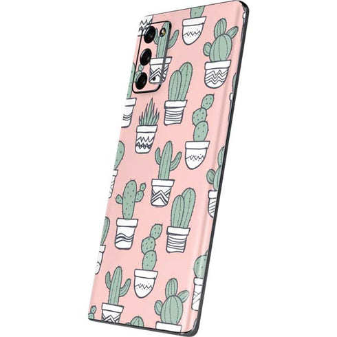 Pink Cactus Galaxy Note20 5G Skin