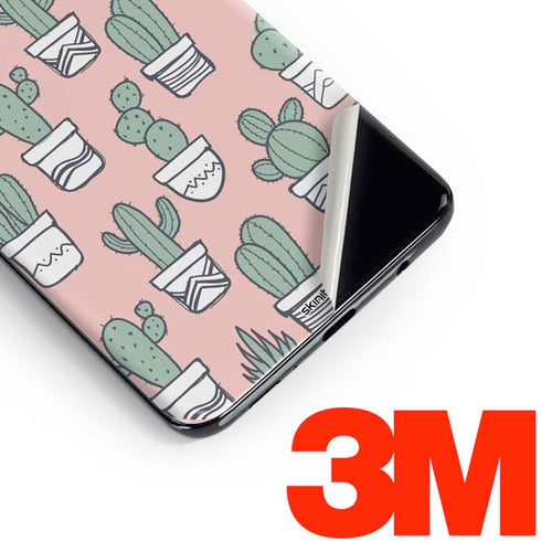 Pink Cactus Galaxy S10 Skin