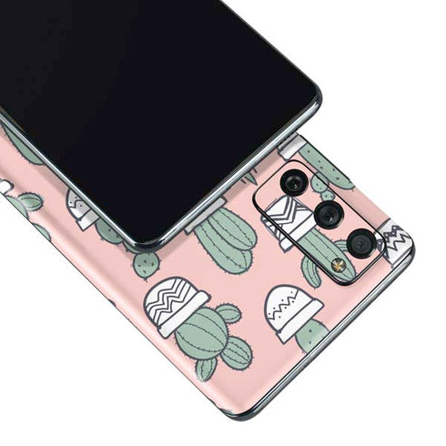 Pink Cactus Galaxy S20 Fan Edition Skin