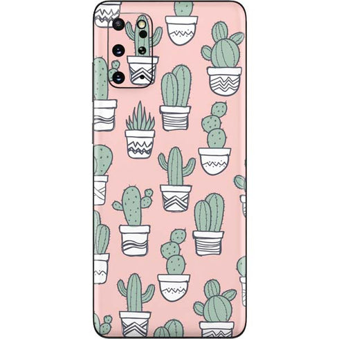 Pink Cactus Galaxy S20 Plus Skin