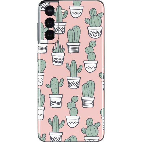 Pink Cactus Galaxy S21 5G Skin