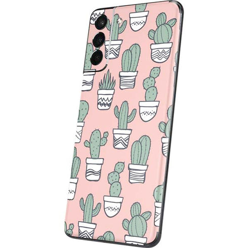 Pink Cactus Galaxy S21 5G Skin