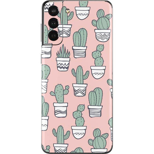 Pink Cactus Galaxy S21 Plus 5G Skin