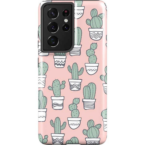 Pink Cactus Galaxy S21 Ultra 5G Pro Case