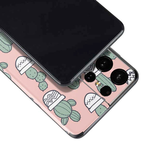Pink Cactus Galaxy S21 Ultra 5G Skin