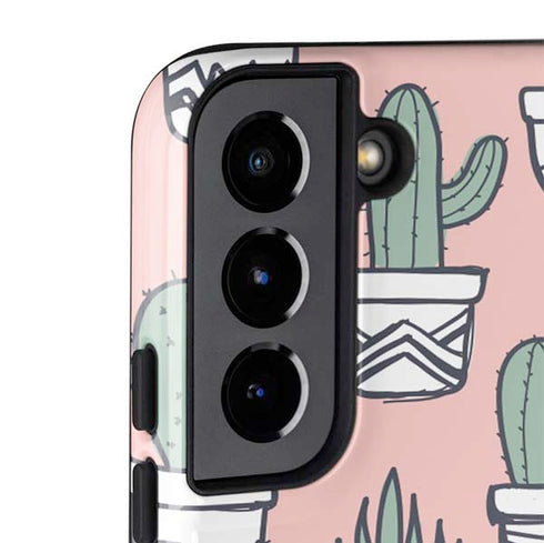 Pink Cactus Galaxy S22 Pro Case