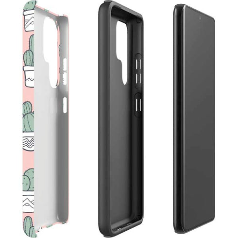 Pink Cactus Galaxy S22 Ultra Pro Case