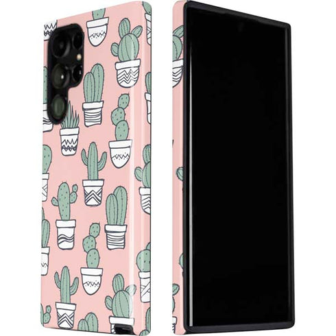 Pink Cactus Galaxy S22 Ultra Pro Case